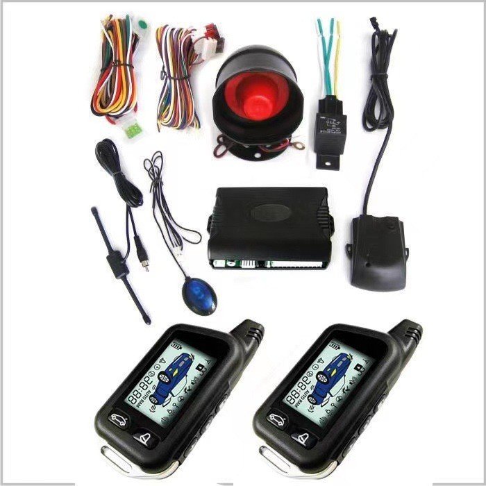 Two-Way Car Two-Way Vibration X20 Anti-Theft Car Alarm Universal System ในประเทศรถนาฬิกาปลุก Anti-Th