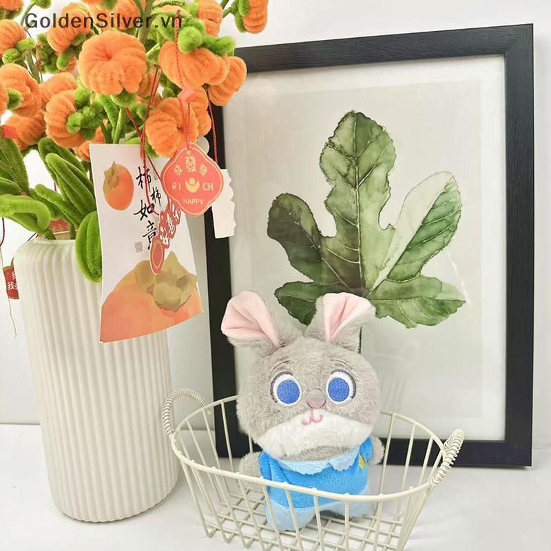 GoldenSilver Zootopia ของเล่นตุ๊กตา Judy Nick Sloth แกะเสือดาว Fanny จี้ Sloth พวงกุญแจตกแต่งพวงกุญแ