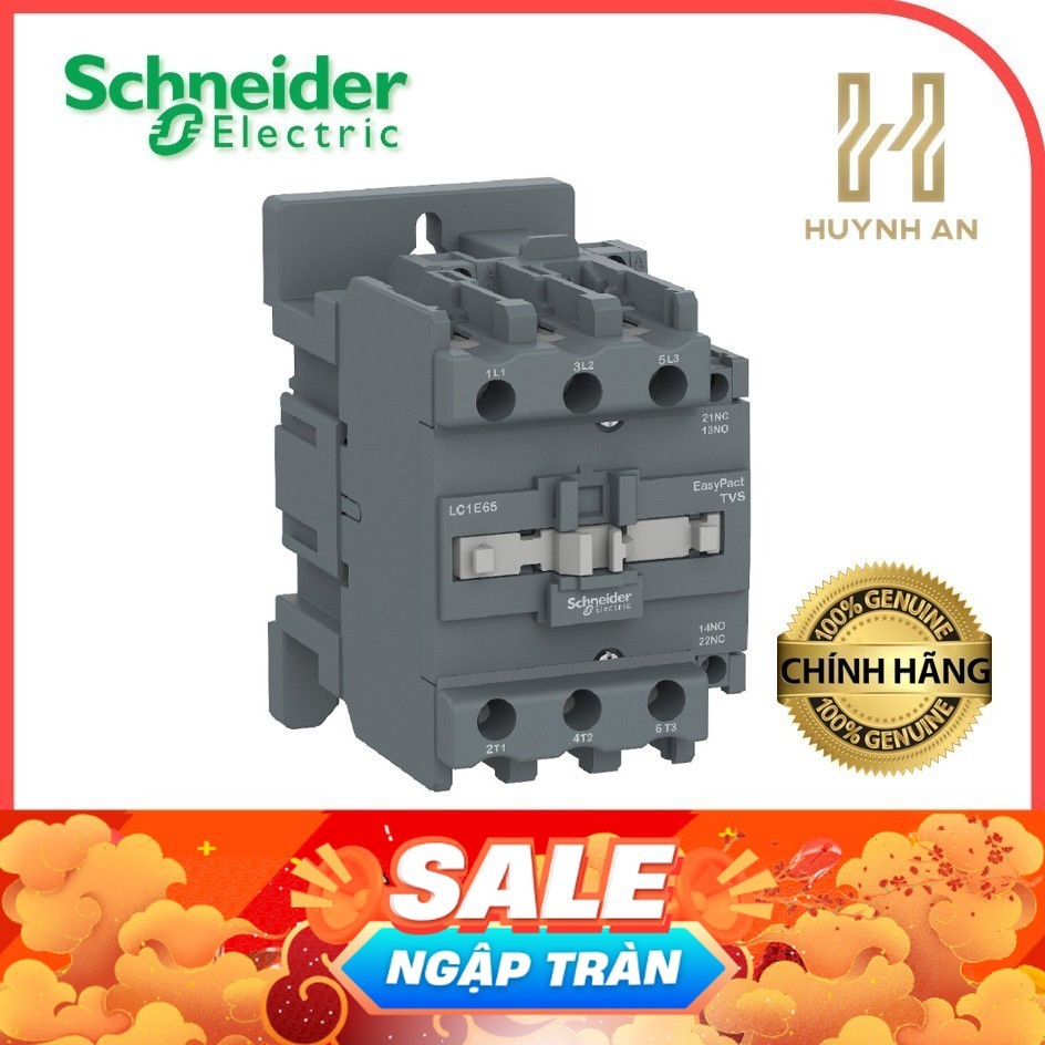 Easy TeSys Magnetic Starter 3P(3NO) 220V AC 1NO Schneider LC1E0610M5 LC1E0910M5 LC1E1210M5 LC1E1810M