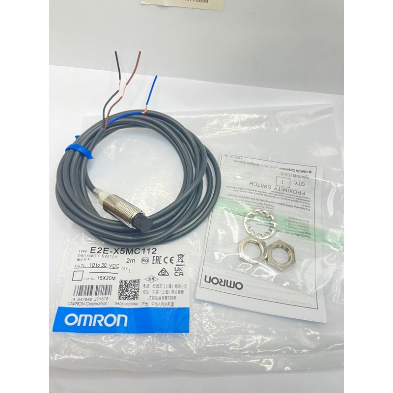 กทม งานแท้ E2E-X5MC112 2M  Automation and Safety Proximity Sensors M12 UnSHIELD Output NPN ของใหม่