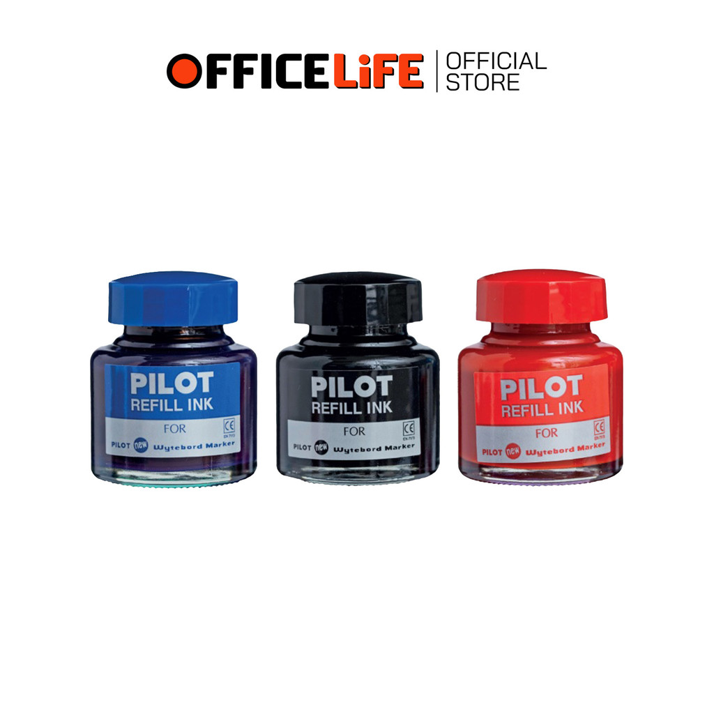 PILOT (ไพลอต) หมึกเติมปากกาไวท์บอร์ด หมึกเติม ลบได้  รุ่น WBMK-R ขนาด 30 cc. ( 1 ขวด )