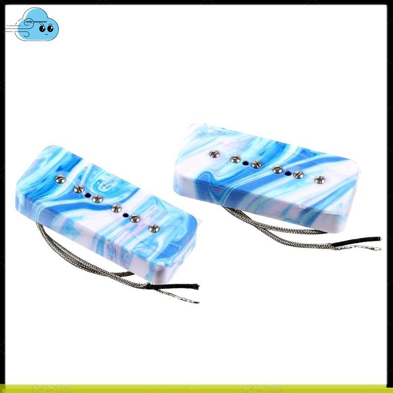 สําหรับ LP/ กีตาร์ไฟฟ้าใช้งานร่วมกับ Alnico 5 Single Coil P90 Neck & Bridge Pickup Set