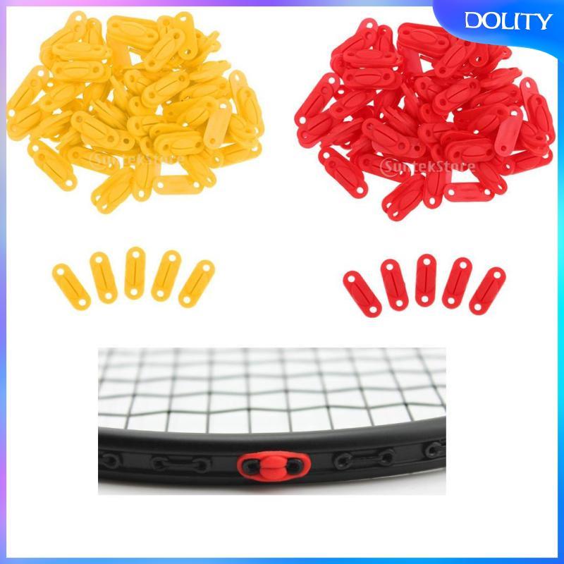 [Dolity] String Grommets 100 ชิ้น สําหรับไม้แบดมินตัน ใช้ในการ.Restring อย่างมืออาชีพ