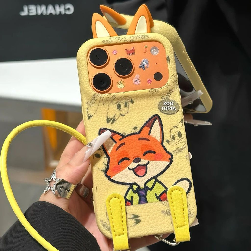 สําหรับ OPPO Reno 15F 15 5G Reno 15 Pro Max กรณี OPPO Reno 15 Pro 5G น่ารัก Judy Nick Lanyard เคสโทรศัพท์ กันกระแทก ทนต่อการตก สําหรับผู้หญิง