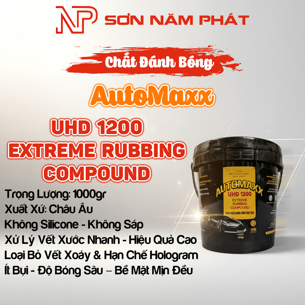 Automaxx UHD 1200 เอ็กซ์ตรีม Rubbing Compound 1000gr