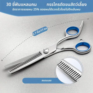ตัดขนสุนัข กรรไกรตัดขนแมว กรรไกรแมว กรรไกรสุนัข ป้องกันการตัดตก
