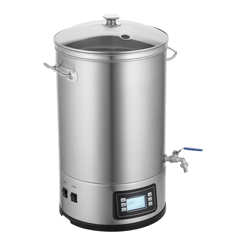 SuccEY ไฟฟ้า Brewing System 8 GALLOWON Brewing สต็อกหม้อ All-in-One บ้านเบียร์ Brewer 304 สแตนเลส Br