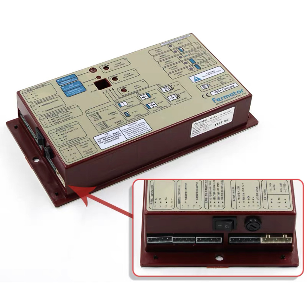 ต้นฉบับใหม่3300ลิฟท์ชิ้นส่วนอุปกรณ์เสริมลิฟท์ประตูมอเตอร์ควบคุมvf4+