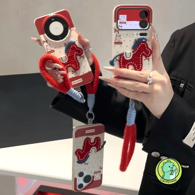 น่ารักปีใหม่ Pony สําหรับ Vivo Y39 Y38 Y37 Pro Y36 Y58 Y56 Y55 Y78 Plus Y77 Y77E Y76S Y75 Y74S Y73S 