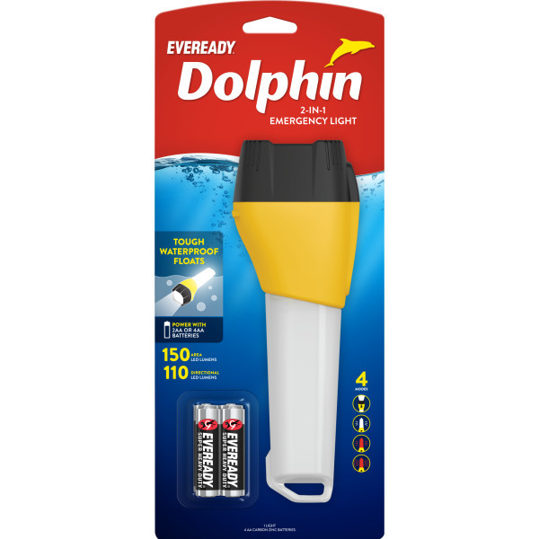 ไฟฉาย Eveready Dolphin Pico แบบ 2-in-1 EVR AP 2IN1 DOLPHIN 150 HH OS DLAH41