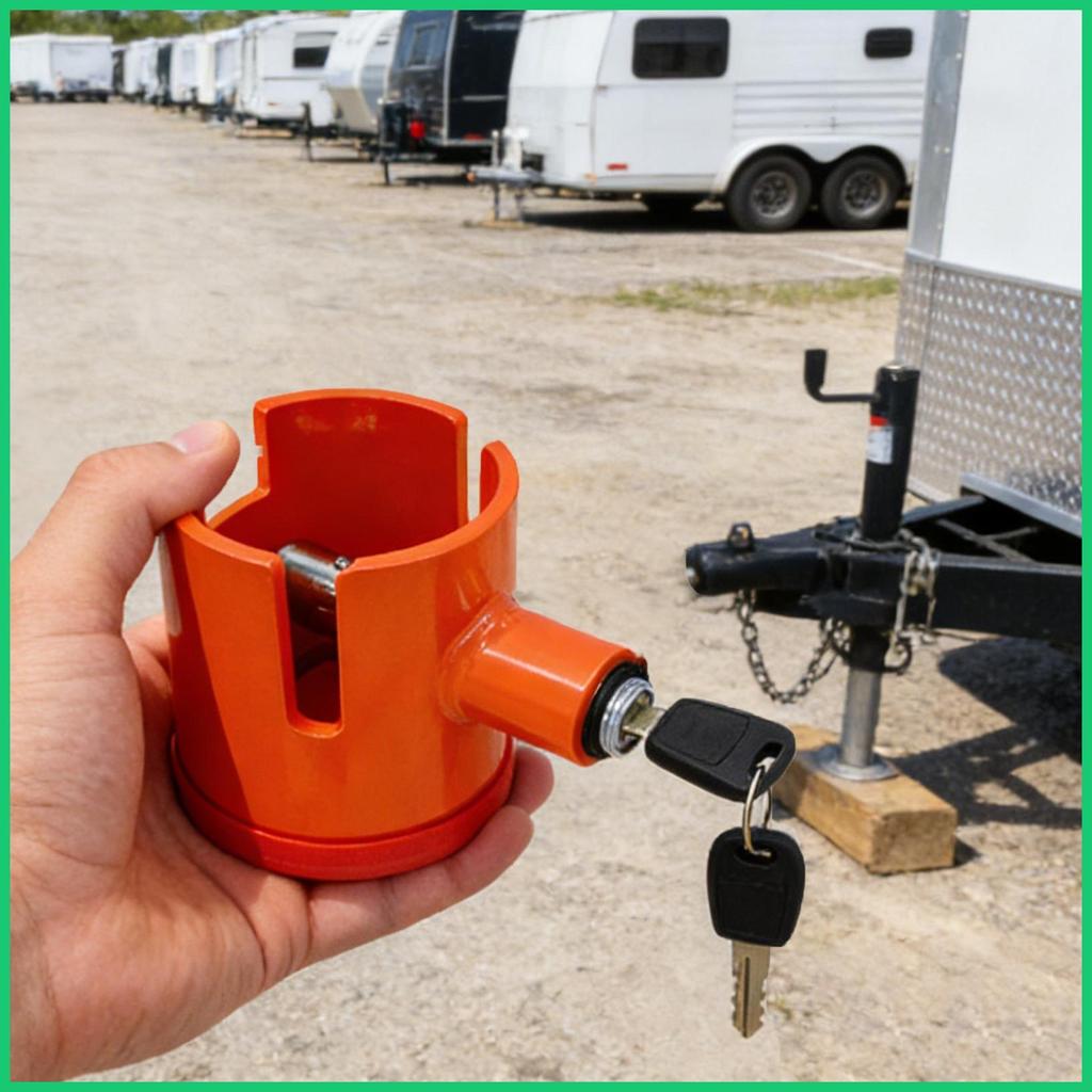 Trailer Coupler ล็อค Universal Heavy Duty เหล็กเครื่องมือ Trailer ลิ้น Coupler ล็อคสําหรับตัดหญ้า RV