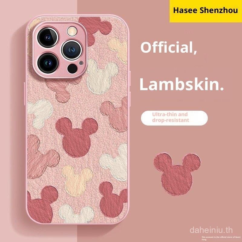 เคสโทรศัพท์ลายหัวมิกกี้สุดน่ารักสําหรับ iPhone รุ่น 17PRO, 17, 17PROMAX, 17AIR, 13, 16, 12, 11, 14, 