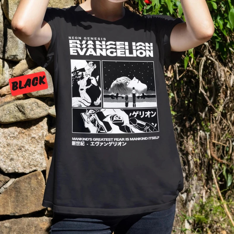 Neon Genesis Baju Neon Genesis Shinji Ikari Rei Ayanami Eva Unit 01 Rei Ayanami Baju Anime Tshirt Me