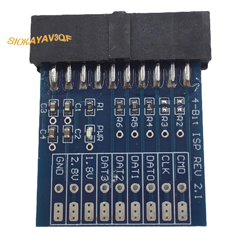 อะแดปเตอร์ใหม่ JTAG , ISP 4-BIT ISP REV 2.1 สําหรับ Easy Jtag Plus Box / เครื่องมือ ESAYJTAG