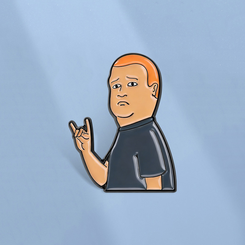 เข็มกลัดตัวละคร Bobby Hill จากอนิเมชัน King of The Hill สำหรับตกแต่งพัดลมและอื่น ๆ ราคา ถูกที่สุด ดีลบีเคเค แกลเลอรีภาพที่ 8