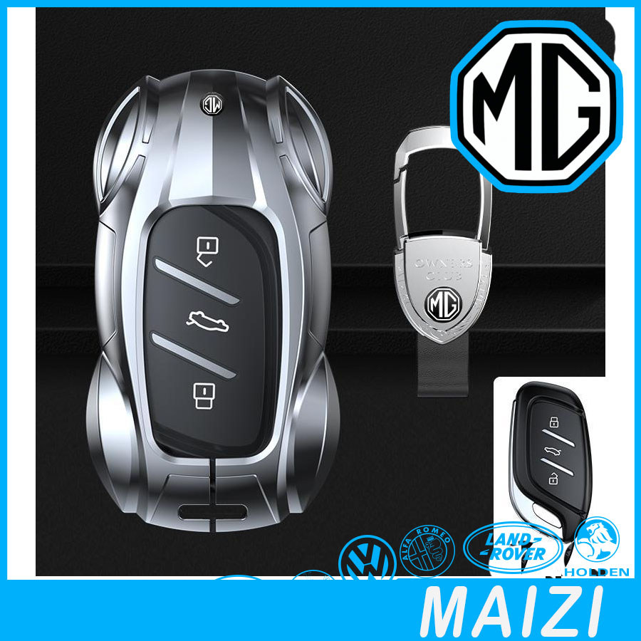 [READY]MG4 EV Car Metal Key shell MG ZS MG5 MG HS MG3 Car Key Protective Case Car Logo Metal Keychai
