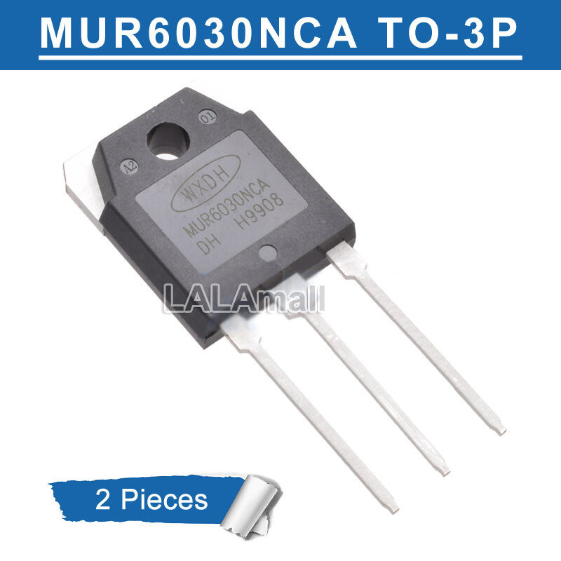 2pcs MUR6030NCA TO-3P MUR6030 MUR6030NC 6030NCA TO3P 60A/300V Ultra Fast Recovery Diode ใหม่