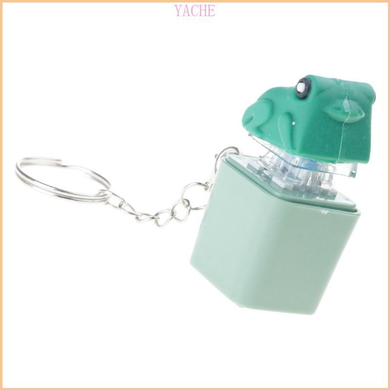 JACHE เสียงทํา Fidgets Keycap ของเล่นบรรเทาความเครียดกบสีเขียวออกแบบวัสดุ ABS เครื่องมือประสาทสัมผัสสําหรับการปรับปรุงโฟกัส