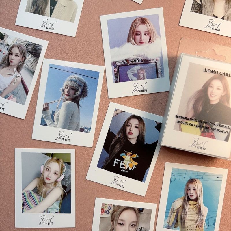 Song Yuqi lomo Card gibdle Song Yuqi Ye Star Merchanted Card โปสการ์ดการ์ดรูปถ่าย