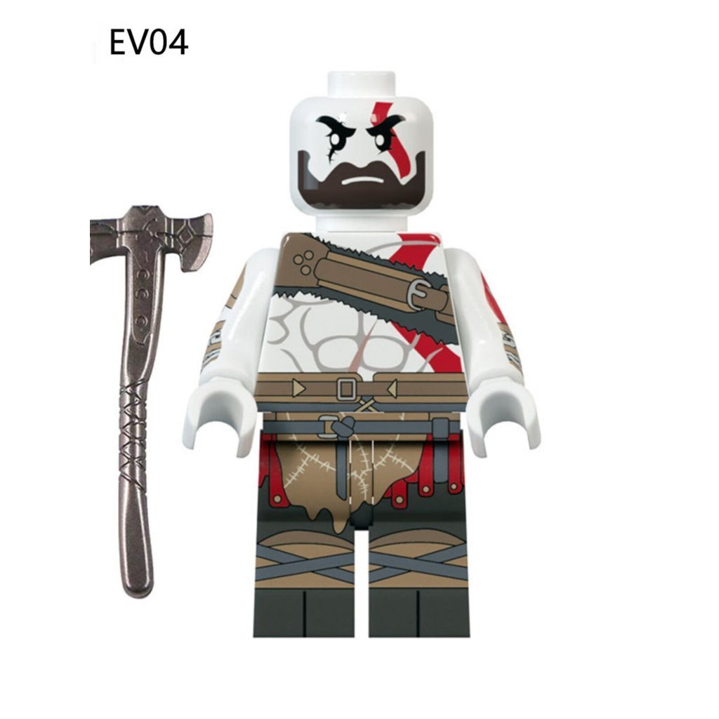 ใหม่ God of War Quitus เกม Chaos Blade Leviathan Axe EV03 Building Block Minifigure ของเล่น EV0