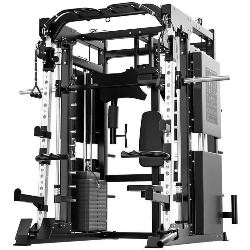Xinjukang Smith Machine Multi Gym Cable Crossover Squat Bench Press Rack