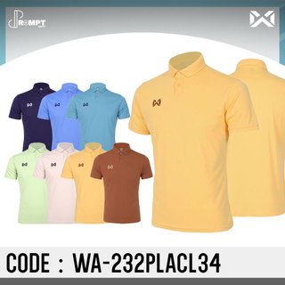 ถูกแทบทุน เสื้อโปโลวอริกซ์ WARRIX PIN POLO SHIRT รหัส WA-232PLACL34 แท้100%