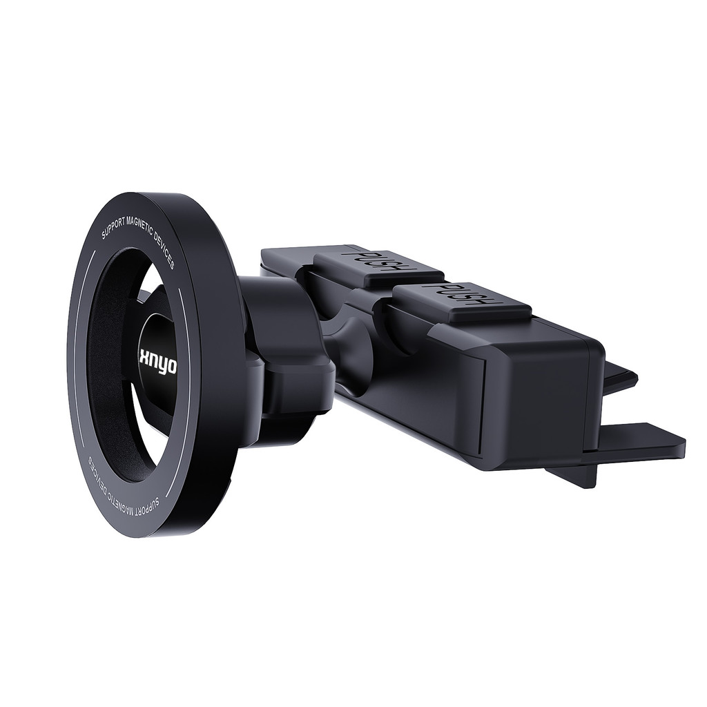 แม่เหล็กรถ CD Slot ที่วางโทรศัพท์ Mount Cradle Bracket Stand Auto อุปกรณ์ตกแต่งภายในสําหรับรถยนต์แฮนด์ฟรีขับรถใช้งานร่วมกับโทรศัพท์สมาร์ทส่วนใหญ่ติดตั้งง่ายดู