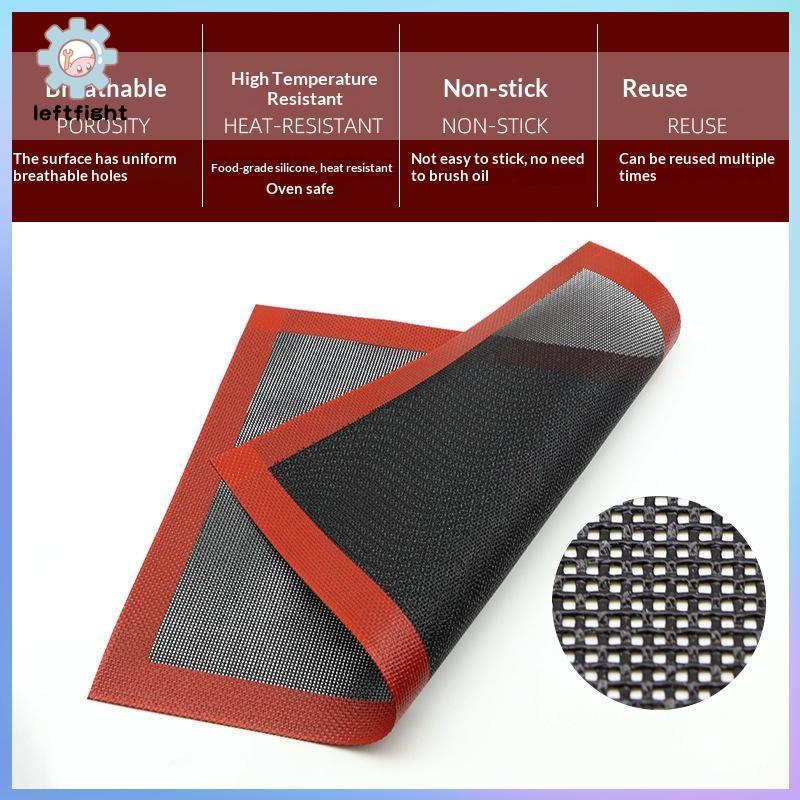 ซ้าย 1/3 ชิ้น Non-Sti ทนความร้อนเบเกอรี่ Mat ซิลิโคน Baking MAT แผ่น 30x40 ซม.Reusable Baking คุกกี้แผ่นสําหรับเตาอบย่างไมโครเวฟ GHT