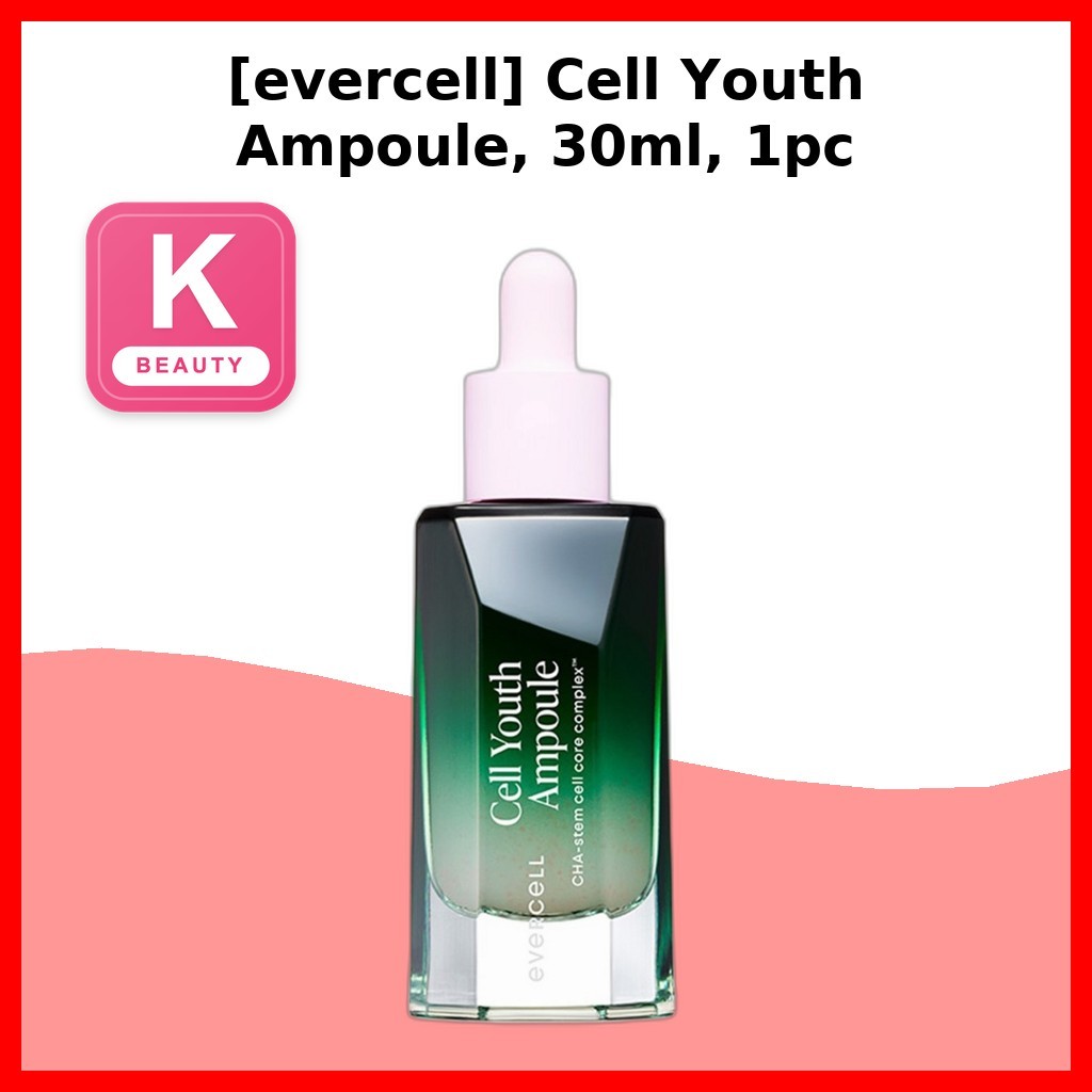 [evercell] Cell Youth Ampoule, 30ml, 1pc / Korean Ampoule / Youthful Boost / ของแท้ 100% โดย glow_sh