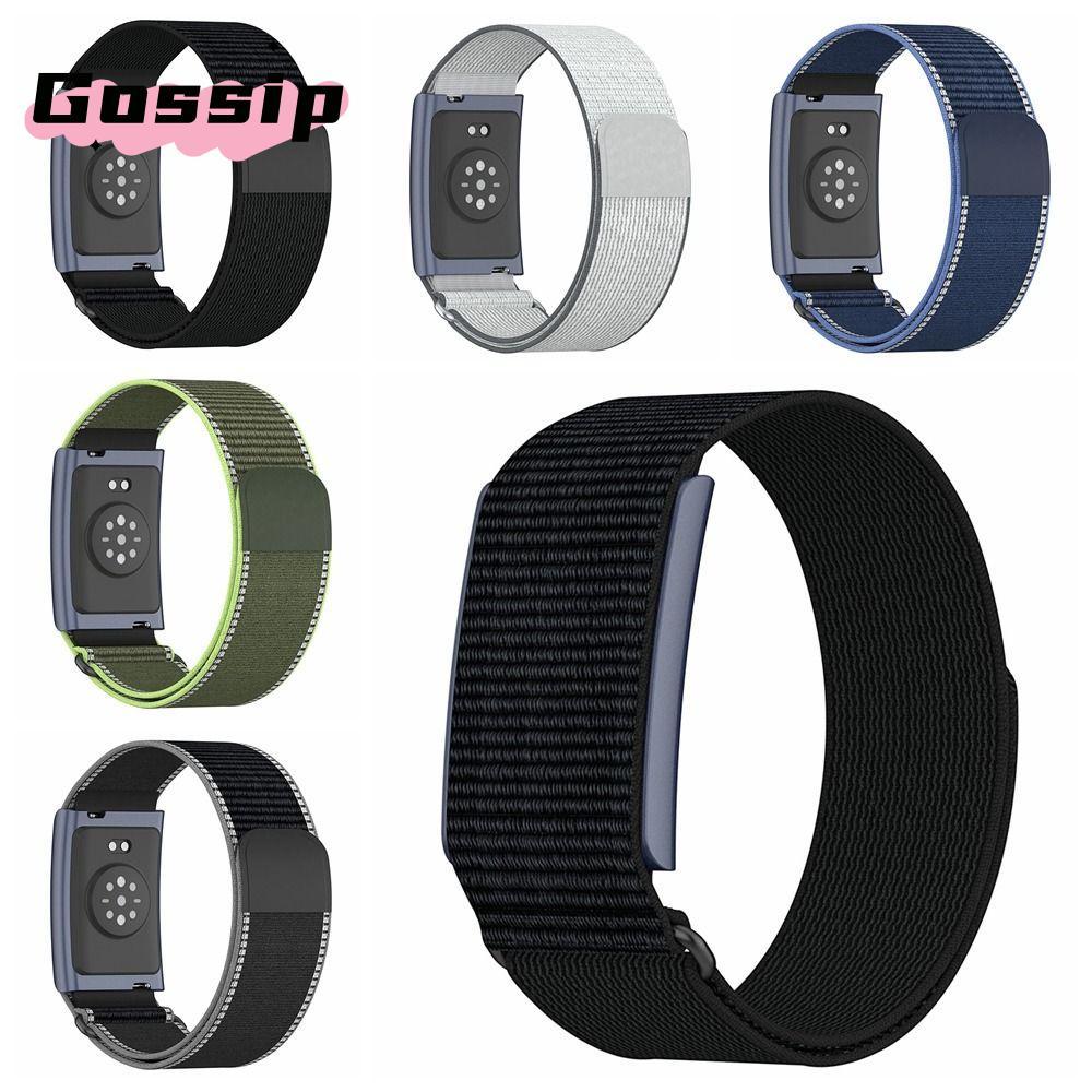 GOSSIP Fitness Tracker Strap, Loop Design Adjustable Sport Band Bicep Band, Breathable Nylon Arm/Ank