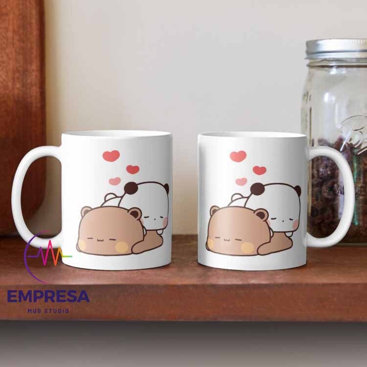 แก้วกาแฟ Panda Bear Hug Bubu และ Dudu