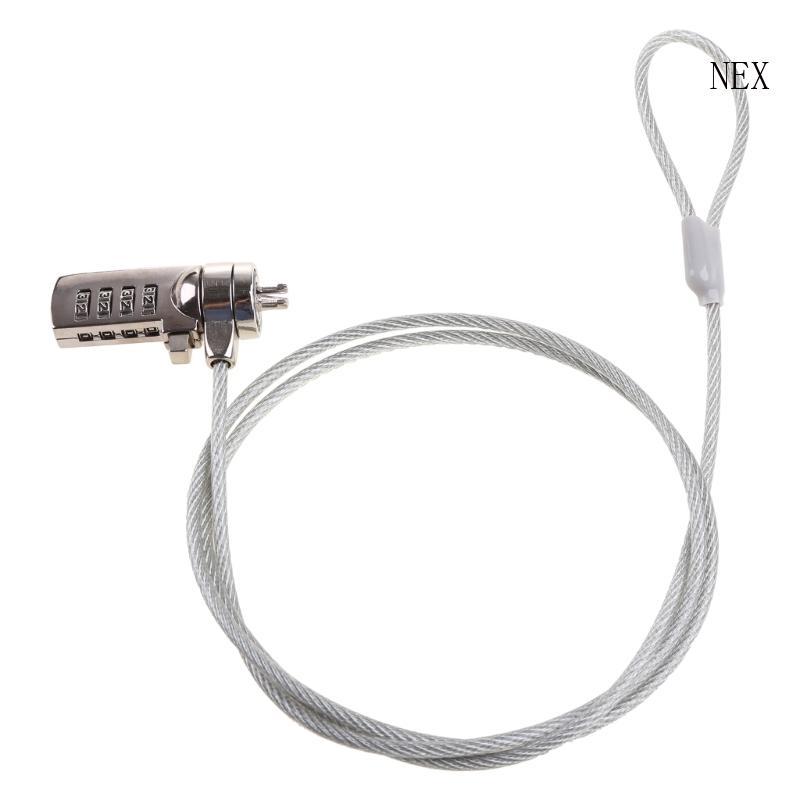 Newest Password 4 Digit Security Lock Anti-theft Chain For Notebook PC Laptop