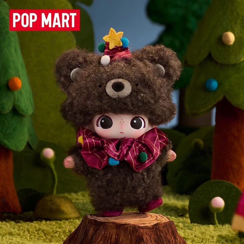 P POPMART DIMOO Secret Drama Club Series จี้ตุ๊กตาไวนิล Mystery Box Gift