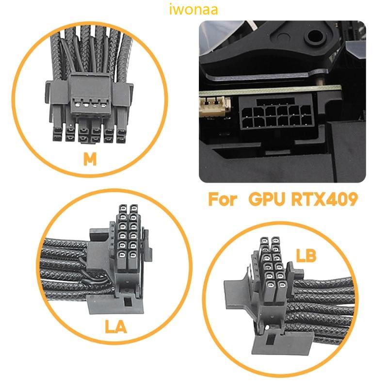 Iwo RTX4090 RTX4080 12VHPWR 16P 12+4 ถึง 4x8-pin Splitter 12VHPWR ถึง 4x8pin 3x8Pin 2