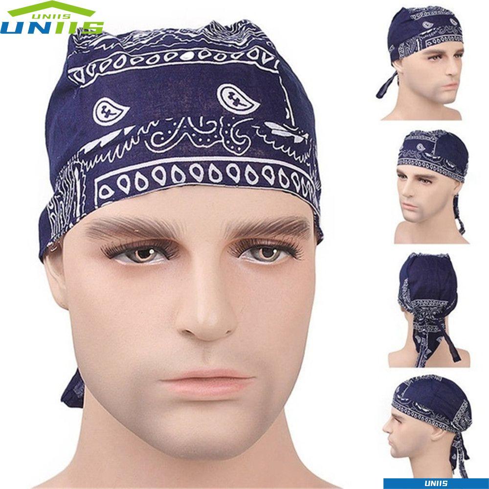 UNIIS Pirate Hat Outdoor Sport Cotton Quick Dry Elastic Headscarf Bandana