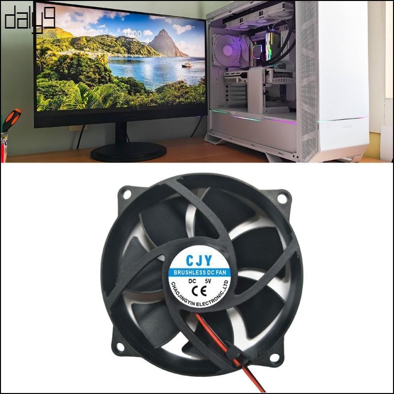 90mm Quiet Computer Case Fan 5V/12V/24V Cooling Fan Heat Dissipation For Gaming PC