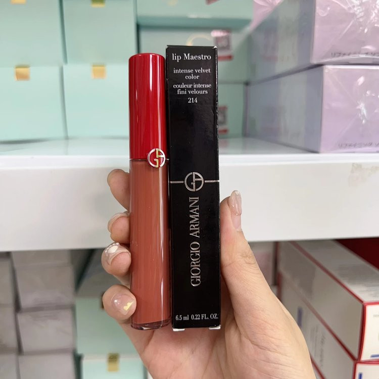 Armani/Armani Red Tube Lip Gloss 214 #