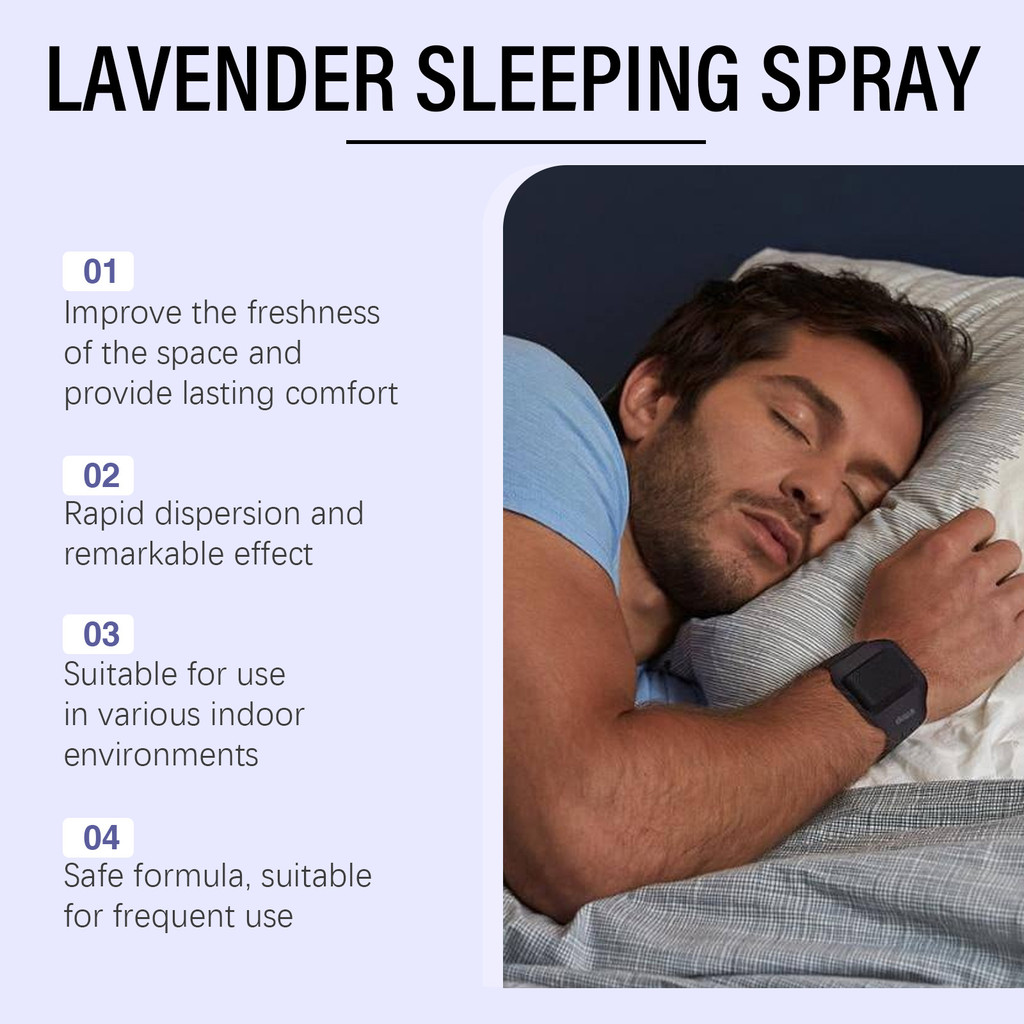 พร้อมสต็อก จัดส่งรวดเร็ว XIMONTH Lavender Sleeping Spray Night Tranquil Gentle Care Sleeping Body Ca