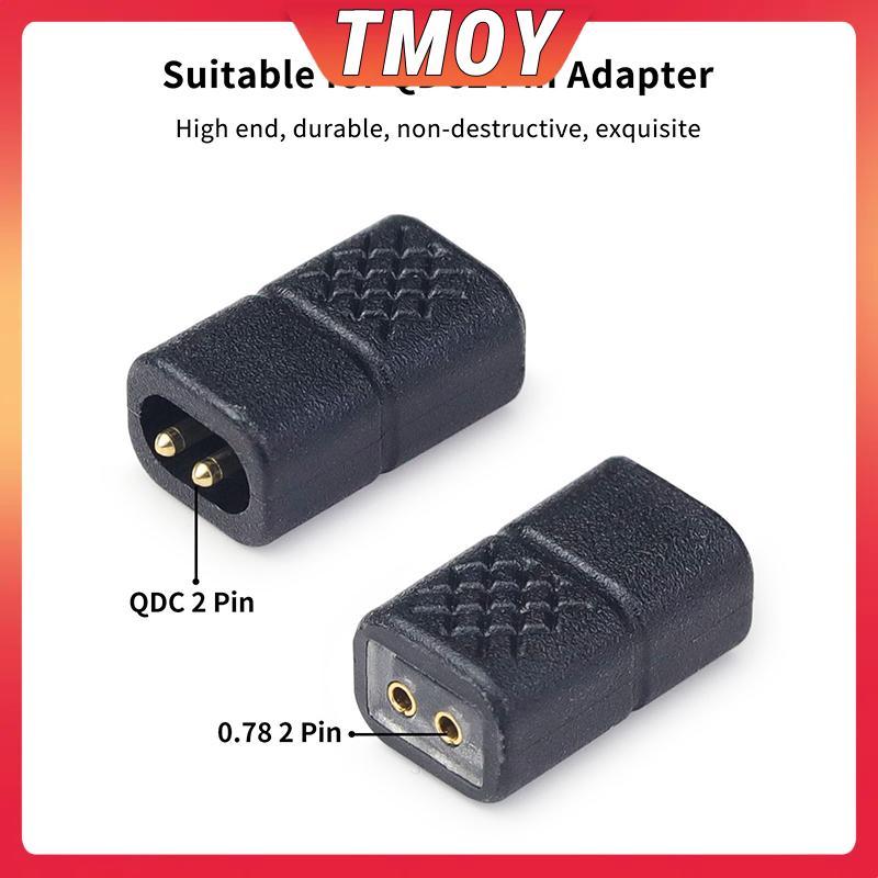 TMOY 0.78 มม.หญิง QDC ชายหูฟัง Connecter หูฟังอะแดปเตอร์สําหรับ KZ ZSN ZSN Pro ZSN Pro X ZS10 ZSX AS