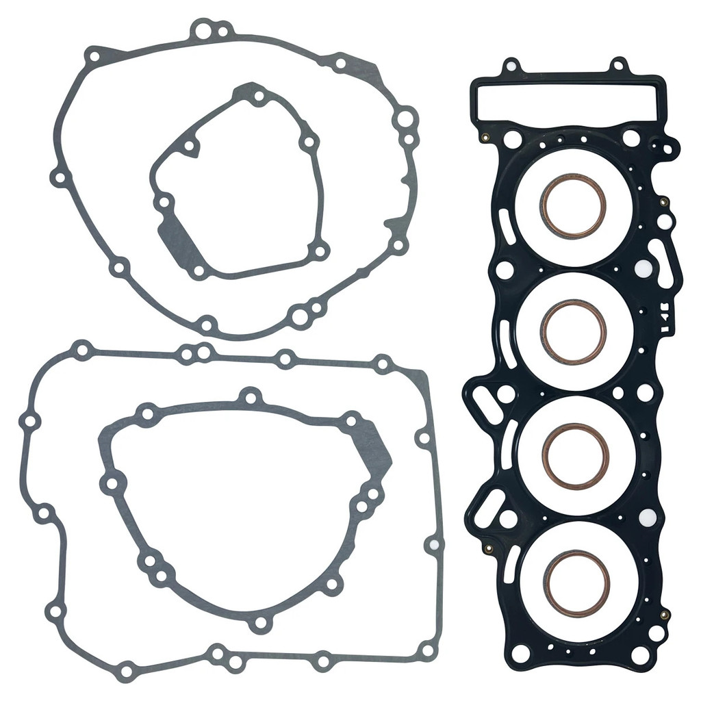 รถจักรยานยนต์ Crankcase เครื่องยนต์เครื่องกําเนิดไฟฟ้าคลัทช์ครอบคลุมปะเก็นกระบอกชุดสําหรับ Yamaha R1