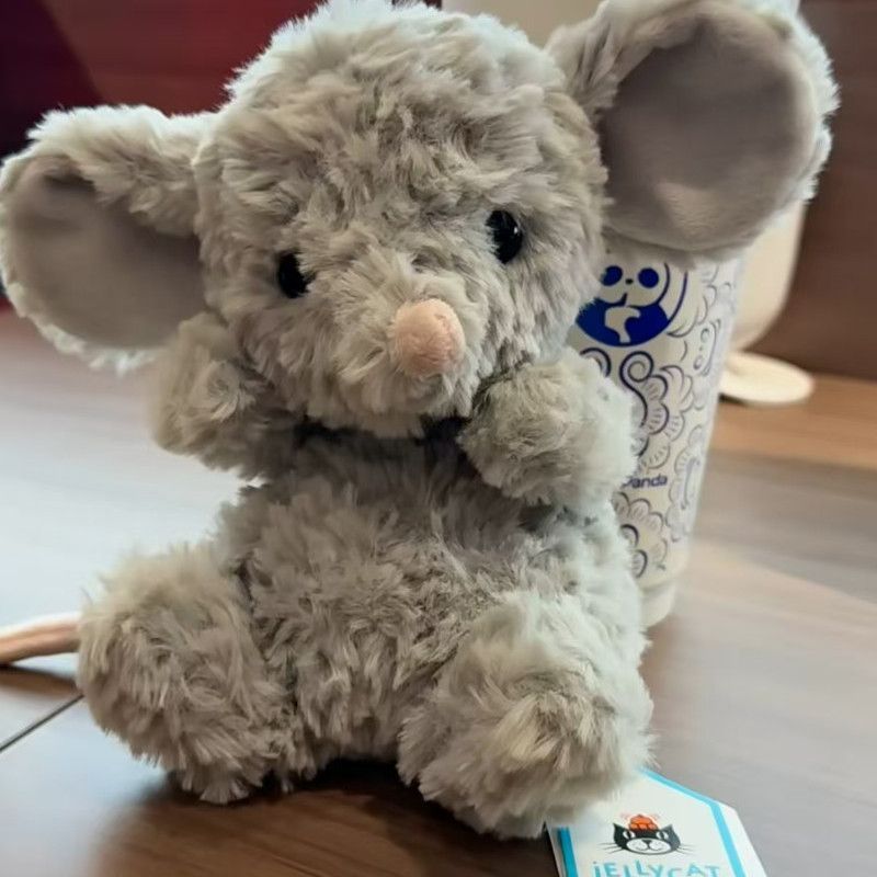 【พร้อมส่ง】jellycat ของแท้ เคส พวงกุญแจ ตุ๊กตา official keychain JELLYCAT Sweet Mouse ตุ๊กตาสหายผ่อนค