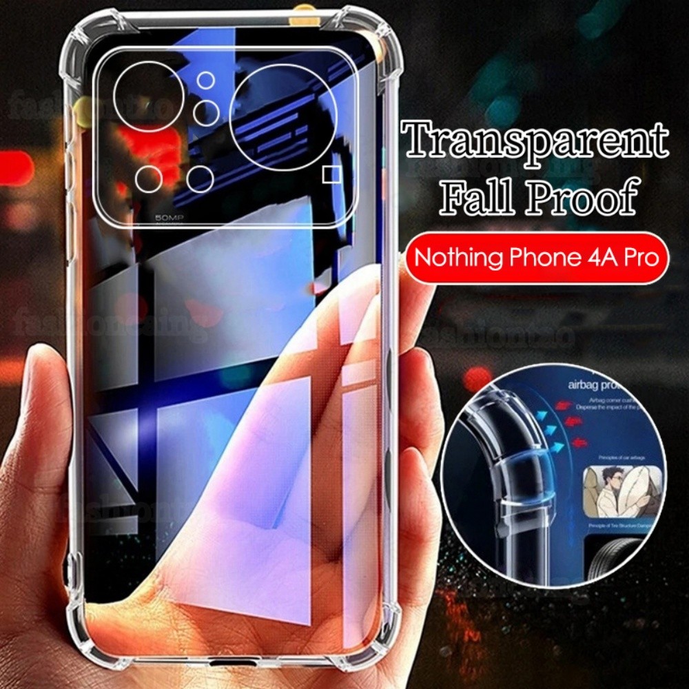 เคสสําหรับโทรศัพท์ไม่มีอะไร 4a Pro 4aPro Phone4a Pro Phone4aPro NothingPhone4aPro 2026 โปร่งใสซิลิคอ
