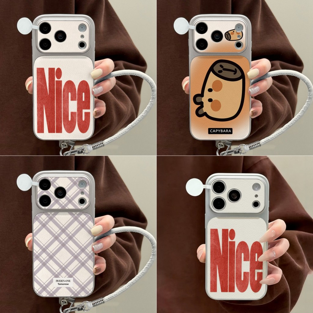 เคสไอโฟน11 เคสโทรศัพท์ for iPhone 11 17 15 12 Pro Max เคสไอโฟน 13 Air case 16 14 Pro Max เคส มีสายคล้องข้อมือ Anti-loss ราคา ถูกที่สุด ดีลบีเคเค