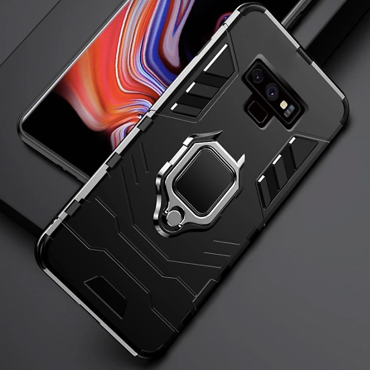 CASE SAMSUNG NOTE 9 IRING CASE ROBOT ARMOR STANDING PHONE