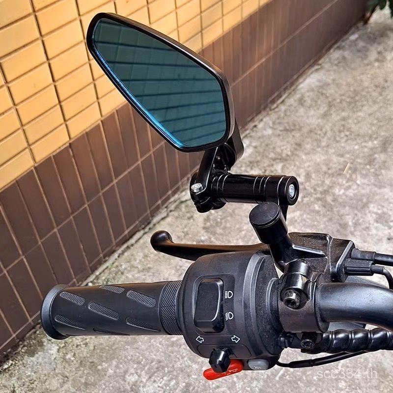 เป็นที่นิยม Cool S5 Modified Scooter Reflector Calf No. 9 รถยนต์ไฟฟ้า สีแดงม่วง ไฟป่า สากล กระจกมองห