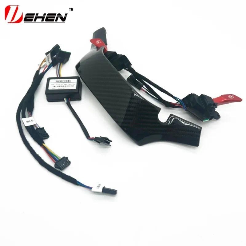 คาร์บอนไฟเบอร์พวงมาลัย M M1 M2 สวิทช์ปุ่มโมดูล Sport Mode Switching สําหรับ BMW G20 G22 G26 G42 G30 