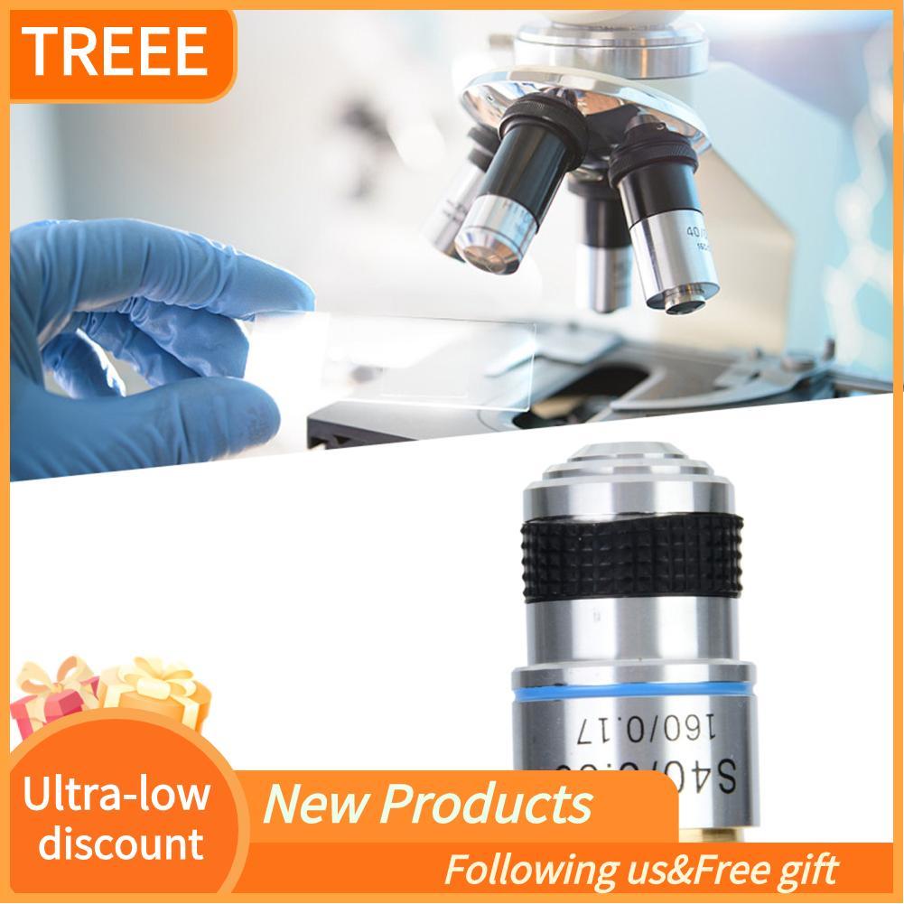 treee Pbzydu Achromatic Objective Lens 40X 185 กล้องจุลทรรศน์ชีวภาพวัตถุประสงค์ 160/0.17