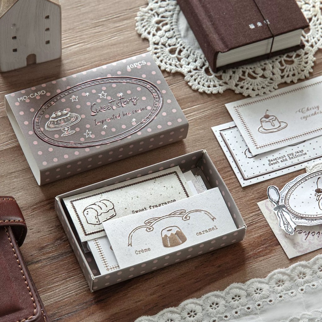 Mocard Imprinted box mini sticky note paper Set