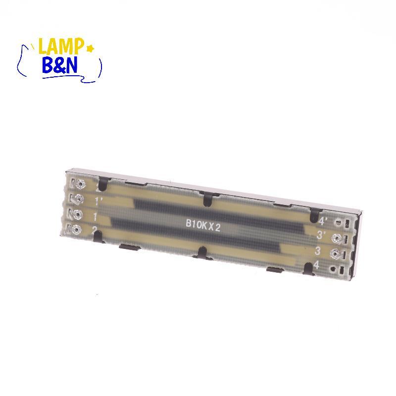 [B&N] DJ Mixer Repair 73 มม.B10KX2 Slide Potentiometer Dual Channel 15 มม.เพลาความแม่นยําสูงสําหรับส