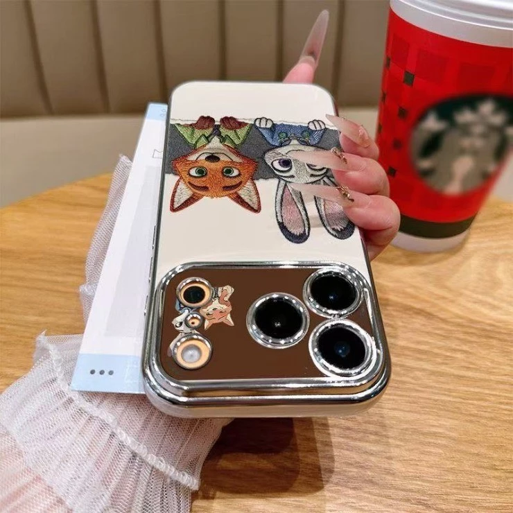 สําหรับ IPhone17 16 15 14 13 12 11ProMax XR 7Plus การ์ตูน Nick Judy คู่ Big Windows เคสโทรศัพท์ thumbnail 7